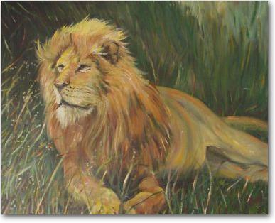 Lion by Nancy Nadzo