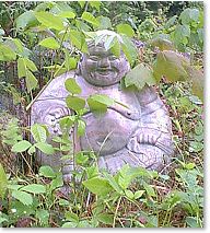 Buddha in the grass